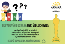 Odpadový Oskar pro Židlochovice: Poděkování patří občanům